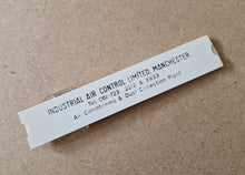 Load image into Gallery viewer, VINTAGE SLIDE RULE Advertising Promotion Industrial Air Control Ltd Manchester