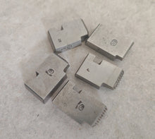 Load image into Gallery viewer, Set of 5 Vintage Metal Thread Chaser Die 3/8, 1/2, 5/8, 3/4 - AMS & S Mar