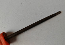 Load image into Gallery viewer, Vintage Orange Plastic Handle Slotted Screwdriver - 22.5cm Flat Head Tool