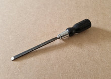 Load image into Gallery viewer, Vintage Sheffield Made Carving Gouge Chisel Steel Metal Ferrule Wooden Handle