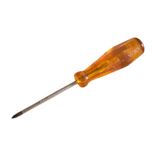 Load image into Gallery viewer, Title: CK Phillips Screwdriver – Made in England – Vintage Amber Handle – 13.5cm