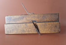 Load image into Gallery viewer, Antique wooden moulding plane old woodworking plane tool , Vintage Old Used