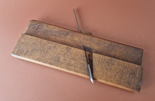Load image into Gallery viewer, Antique wooden moulding plane old woodworking plane tool , Vintage Old Used