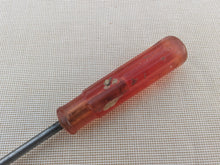 Load image into Gallery viewer, Vintage Tack Lifter Screwdriver 13.5cm Long – Red Handle – Upholstery / DIY Tool