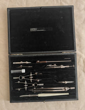 Load image into Gallery viewer, Vintage Harling London Technical Drawing Instrument Set Drafting Compass & Tool