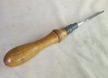 Load image into Gallery viewer, Vintage wooden handled pad saw, 30cm long , Old used tool