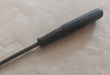 Load image into Gallery viewer, Vintage Flat Head Screwdriver 29cm Long Reach Slotted Driver Black Handle Hand T