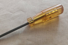 Load image into Gallery viewer, Vintage Flat Head Screwdriver Amber Handle 24cm Slotted Driver Retro Hand Tool
