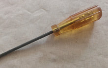 Load image into Gallery viewer, Vintage Flat Head Screwdriver Amber Handle 24cm Slotted Driver Retro Hand Tool