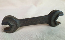 Load image into Gallery viewer, Vintage Chuncky Heavy Duty Cast Iron Spanner, Old Mechanics Handy Tool
