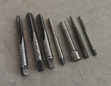 Load image into Gallery viewer, Job Lot of 7 Vintage Engineering Taps, Reamers & Cutter - Metalworking Tool Set