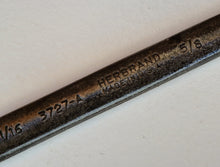 Load image into Gallery viewer, Vintage spanner, ring tool, Herbrand 3727A, USA, 11/16" car repair tool