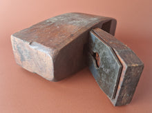 Load image into Gallery viewer, Antique Beech Wood Coffin Shaped Hand Plane Carpentry Woodworking Tool Cast Stee
