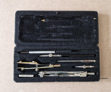 Load image into Gallery viewer, Vintage Architectural Technical Draughtsman Drawing Instrument Set in Case