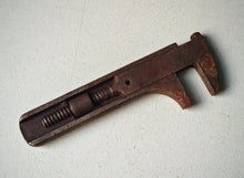 Load image into Gallery viewer, Vintage Adjustable Monkey Wrench Compact Cast Iron Spanner Early 20th Century