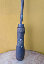 Load image into Gallery viewer, Vintage Wood / Metal Work Files Tool, wooden handle, 40cm Long