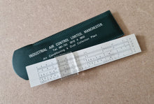 Load image into Gallery viewer, VINTAGE SLIDE RULE Advertising Promotion Industrial Air Control Ltd Manchester
