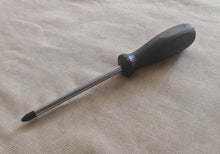 Load image into Gallery viewer, Vintage Phillips Screwdriver 18cm Black Handle Cross Head Driver DIY Hand Tool