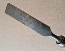 Load image into Gallery viewer, Vintage Cast Steel Wooden Handle 1" Chisel Carpenter Tool 27cm long