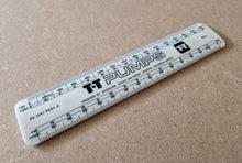 Load image into Gallery viewer, VINTAGE TT PUMPS PLASTIC RULER Advertising Promotion British Made Rule White