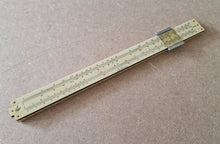Load image into Gallery viewer, Vintage British " Classic" series 1 wooden slide rule with case