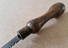 Load image into Gallery viewer, Vintage Pad Saw Wooden Handle With Brass Ferrule 31.5cm Long