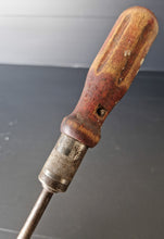 Load image into Gallery viewer, Antique Millers Falls Co. No 63 Ratcheting Screwdriver Wooden Handle Made In USA