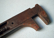 Load image into Gallery viewer, Vintage Adjustable Monkey Wrench Compact Cast Iron Spanner Early 20th Century