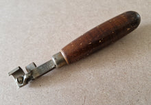 Load image into Gallery viewer, Vintage Wooden Handle Cobblers Leatherworkers Tool