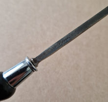 Load image into Gallery viewer, Vintage Sheffield Made Carving Gouge Chisel Steel Metal Ferrule Wooden Handle