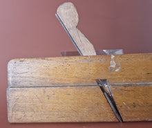 Load image into Gallery viewer, Antique wooden moulding plane old woodworking tool , Vintage Old Used