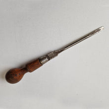 Load image into Gallery viewer, Vintage Wooden Handled Slotted / Flat Head Screwdriver - 35cm Long