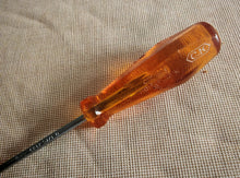 Load image into Gallery viewer, Title: CK Phillips Screwdriver – Made in England – Vintage Amber Handle – 13.5cm