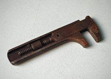 Load image into Gallery viewer, Vintage Adjustable Monkey Wrench Compact Cast Iron Spanner Early 20th Century
