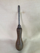 Load image into Gallery viewer, Vintage Wooden Handled Flat Blade Screwdriver
