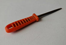 Load image into Gallery viewer, Vintage Orange Plastic Handle Slotted Screwdriver - 22.5cm Flat Head Tool