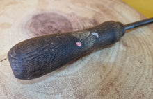 Load image into Gallery viewer, Vintage Wood / Metal Work Files Tool, wooden handle, 40cm Long