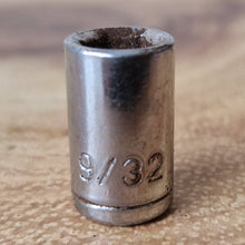 Load image into Gallery viewer, Chrome 9/32" drive 6 point socket classic bike car mechanic Made In japan
