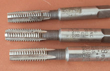 Load image into Gallery viewer, 3 x Dormer 3/8 (U)NC, 16 , 8.0mm Drill GT Taper Threading Tap, Made In England