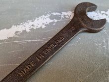 Load image into Gallery viewer, Vintage antique heavy duty cast iron spanner , 1/2 W 3/16 F / 3/8 W 7/16 W