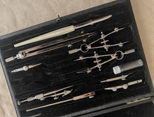 Load image into Gallery viewer, Vintage Harling London Technical Drawing Instrument Set Drafting Compass & Tool