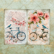 Load image into Gallery viewer, Shabby Chic Old Paper Floral Pretty Lady Cute Girl Paris Theme Junk Journal Printable Pages - Floral Ephemera - Digital Download