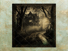 Load image into Gallery viewer, Collection of Spooky Scary Halloween Photos - Printable Images for Junk Journals, Gothic Artwork, Halloween Snapshots, and Eerie Pictures