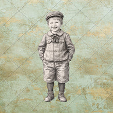 Load image into Gallery viewer, Victorian Children Clipart Bundle PNG, Antique Kids Fussy Cuts, Vintage Paper Doll Images, Junk Journal Ephemera Kit