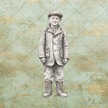 Load image into Gallery viewer, Victorian Children Clipart Bundle PNG, Antique Kids Fussy Cuts, Vintage Paper Doll Images, Junk Journal Ephemera Kit