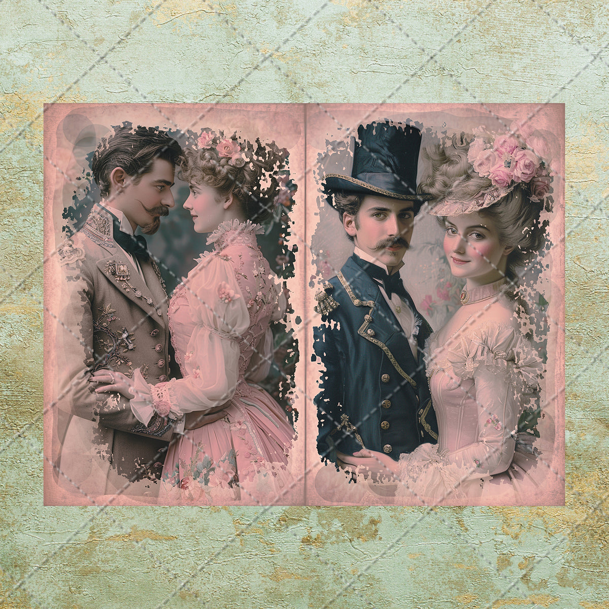 Shabby Chic Victorian & Edwardian Junk Journal Printable Pages - Flora ...