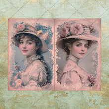 Load image into Gallery viewer, Shabby Chic Victorian & Edwardian Junk Journal Printable Pages - Floral Ephemera - Digital Download