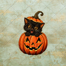 Load image into Gallery viewer, Vintage Halloween Clipart Bundle 20 PNG Images Gothic Spooky Digital Download