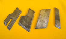 Load image into Gallery viewer, Antique Wooden Molding Planer for Edge and Trim Shaping, with 5 Blades - Marked "F Rawson"