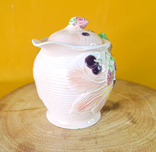 Load image into Gallery viewer, c1940’s Avon Ware Fruit Design Porcelain Embossed Teapot English Country Garden vines